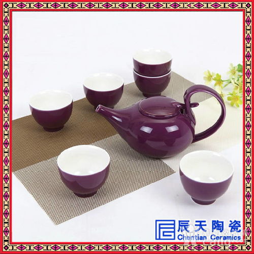 景德镇大茶盘茶具 双龙戏珠陶瓷套装赏析