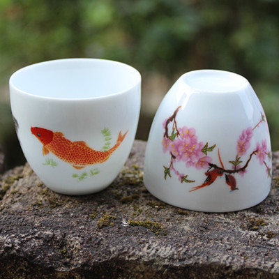 德化创伟青花单杯 品茗之间，尽显东方雅韵